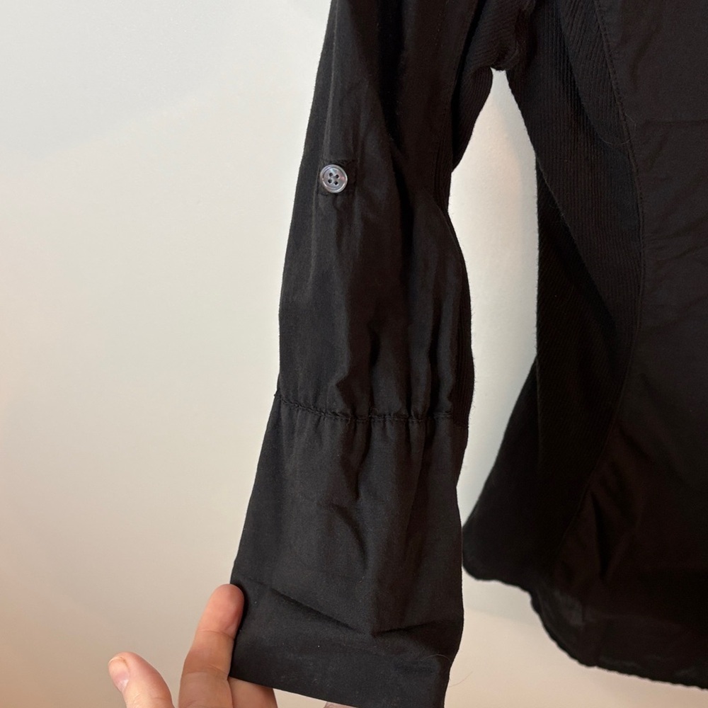 James Perse Black Button-Down Shirt - Picture 7 of 9